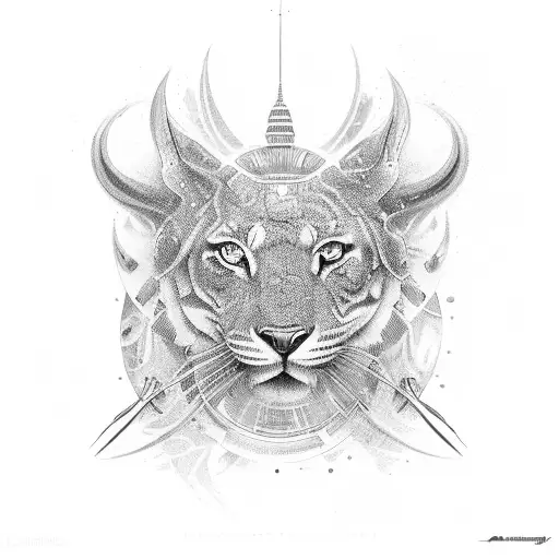 spiritual journey symbolises sense of unity and connectedness with universe tattoo design idea