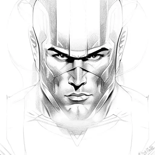 superman tattoo design idea