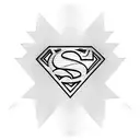 superman logo tattoo design idea