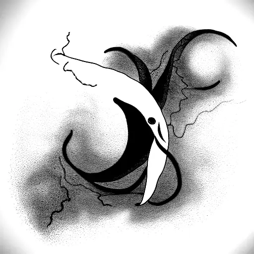 Overhead the albatross Hangs motionless upon the air And deep beneath the rolling waves In labyrinths of coral caves The tattoo design idea