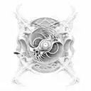 Overhead the albatross Hangs motionless upon the air And deep beneath the rolling waves In labyrinths of coral caves The tattoo design idea