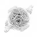 Overhead the albatross Hangs motionless upon the air And deep beneath the rolling waves In labyrinths of coral caves The tattoo design idea