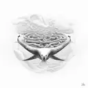 Overhead the albatross Hangs motionless upon the air And deep beneath the rolling waves In labyrinths of coral caves The tattoo design idea