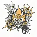 hitman reborn tattoo design idea
