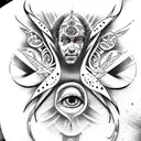 Third Eye tattoo design idea
