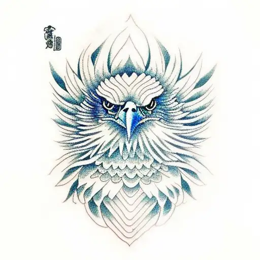 Eagle tattoo design idea