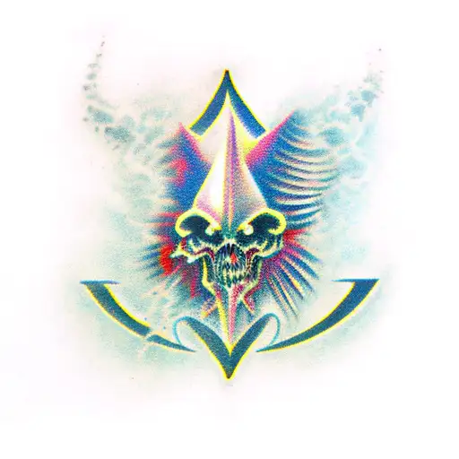 phyrexian tattoo design idea