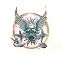 phyrexian tattoo design idea