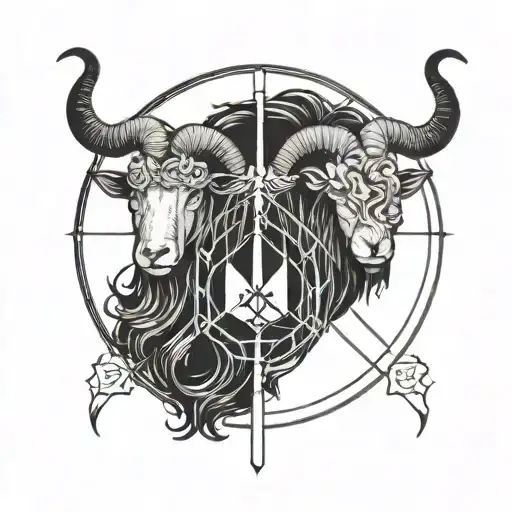 gemini, year of the sheep, June 3 1991 roman numeral, minimalist, geometry  tattoo design idea