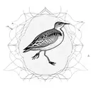 sandpiper tattoo design idea