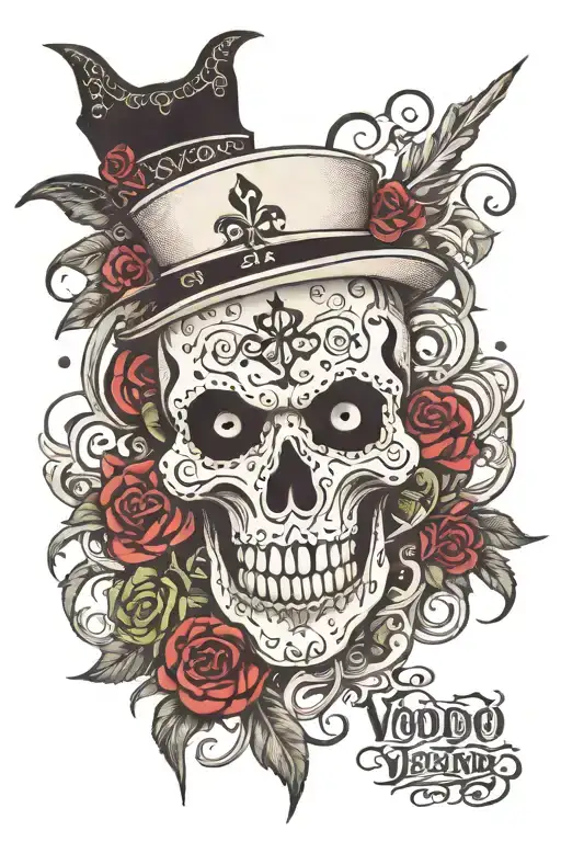 voodoo veve baron samedi veve tattoo design idea