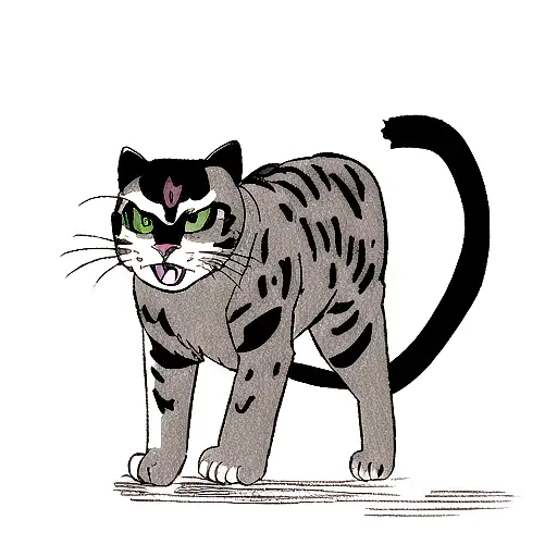 Panther tattoo design idea