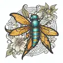 Firefly tattoo design idea