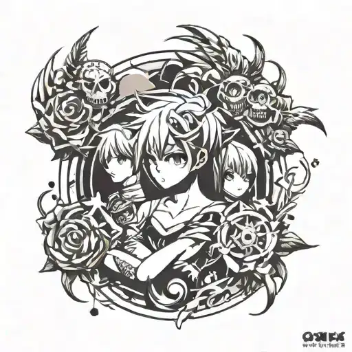 Wrist tattoo anime inspired tattoo tattoo design idea