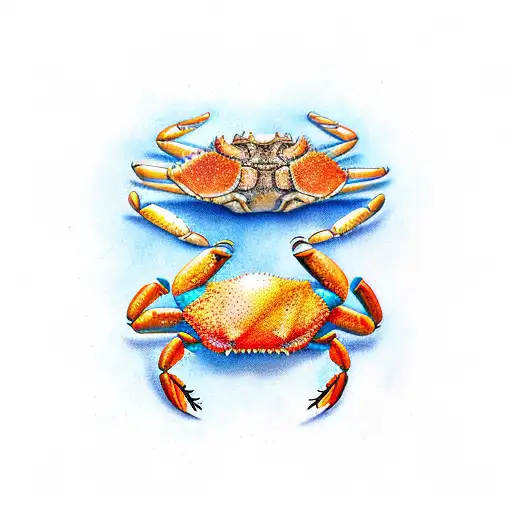 crab tattoo design idea