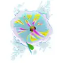 scooby doo flower glitch tattoo design idea