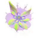 scooby doo flower glitch tattoo design idea