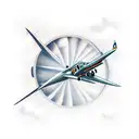 aviation tattoo design idea