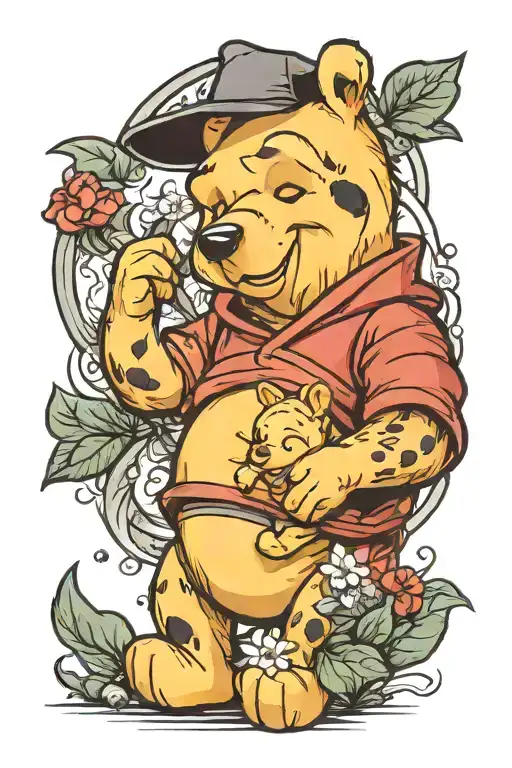 Winnie The Pooh tattoo design idea