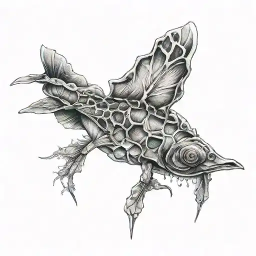 jormungander  tattoo design idea