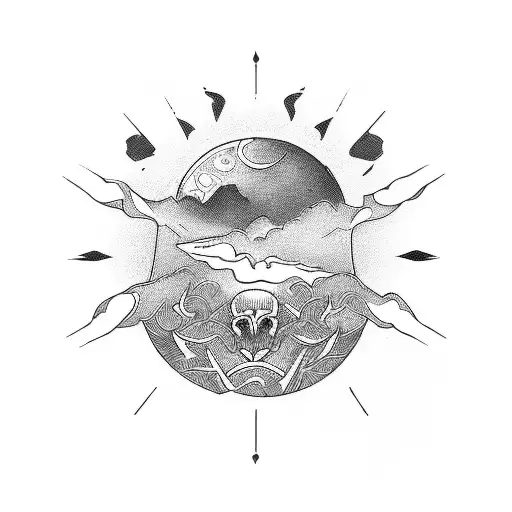 you showed me a power that is strong enough to bring sun to the darkest days tattoo design idea
