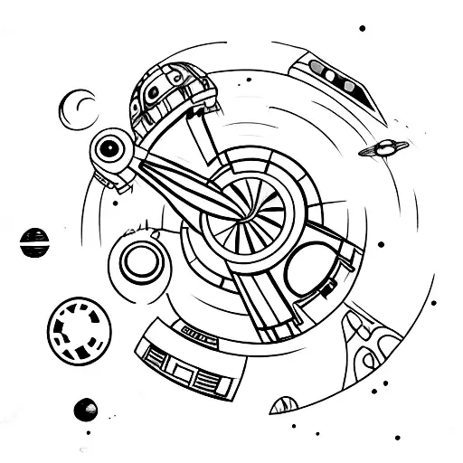 space theme with harry potter, Sirius constalation, Andromeda galaxy, star wars tattoo design idea