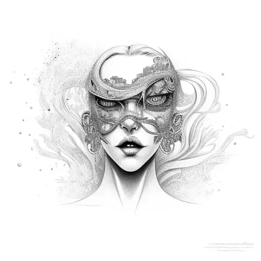 gluttony sexy woman tattoo design idea