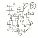 autism puzzle alternative tattoo design idea