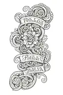 chicano handwriting and the text is Paola tattoo tattoo design idea