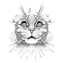 red string tattoo design idea