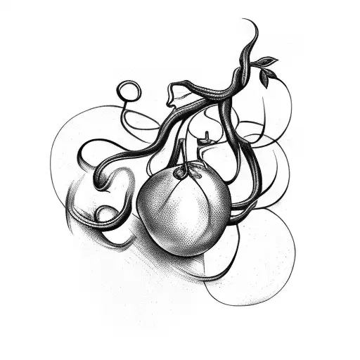 bible verse simple grape vine  tattoo design idea