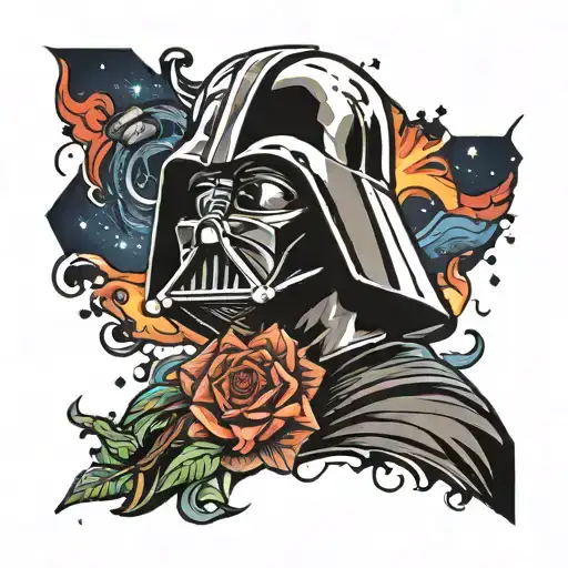 darth Vader anakin skywalker tattoo design idea