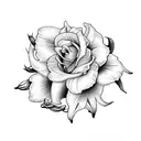 cross with the following flowers daffodil, daisy, sweet pea, lily of the valley, rose, holly tattoo design idea