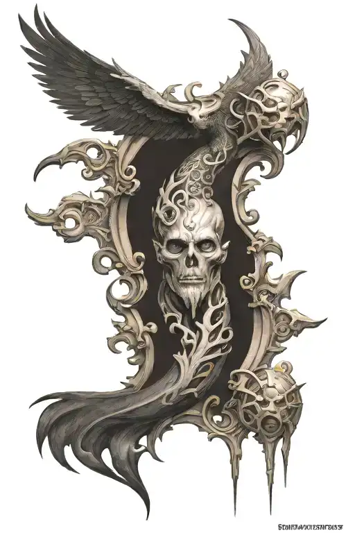 baldurs gate 3 tattoo design idea