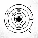 dart, be curious, no judgemental tattoo design idea