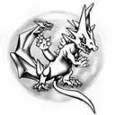 Charizard tattoo design idea