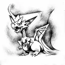 Charizard tattoo design idea