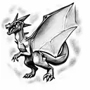 Charizard tattoo design idea