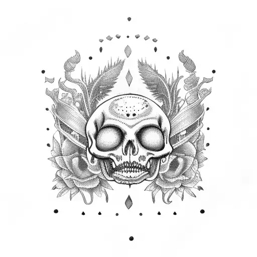 strawberry in skeletons Hans  tattoo design idea