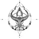 sagittarius, virgo and capricorn tattoo design idea
