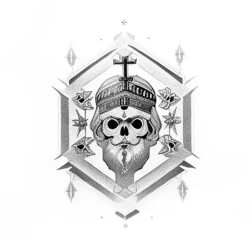 orthodox Jesus shoulder piece tattoo design idea