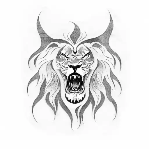 Phoenix, lion, thorin  tattoo design idea