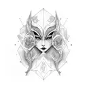 lilith com asas  tattoo design idea