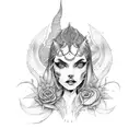 lilith  tattoo design idea