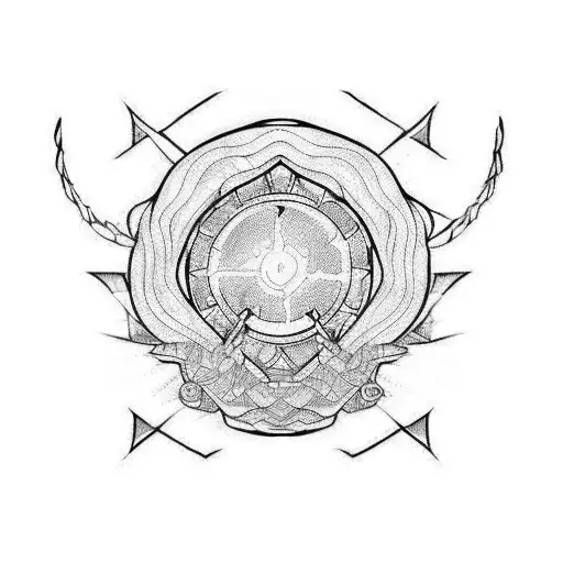 Bacon strip tattoo design idea