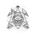 Bacon strip tattoo design idea