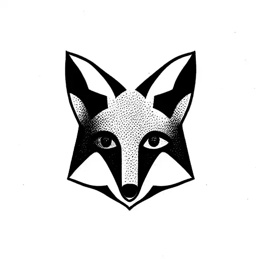 Fox tattoo design idea
