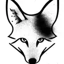 Fox tattoo design idea