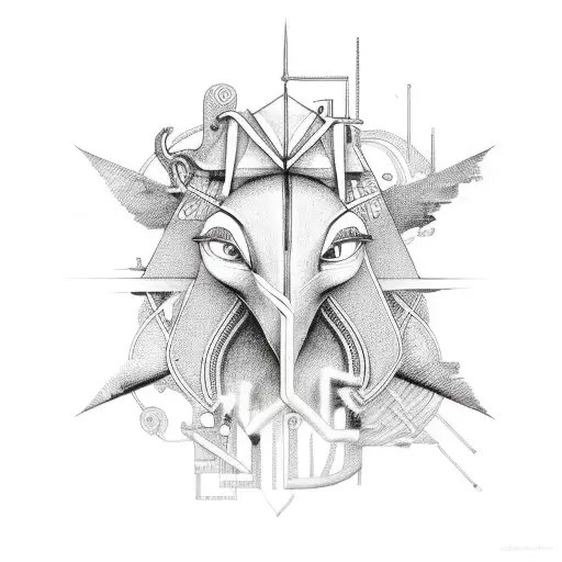 Eye of Ra tattoo design idea