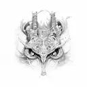 triplet tattoo design idea